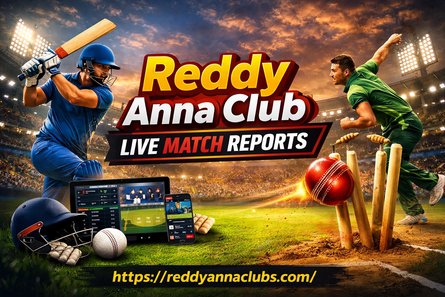 Reddy Anna Club Live Match Reports – Fast, Reliable & Updated