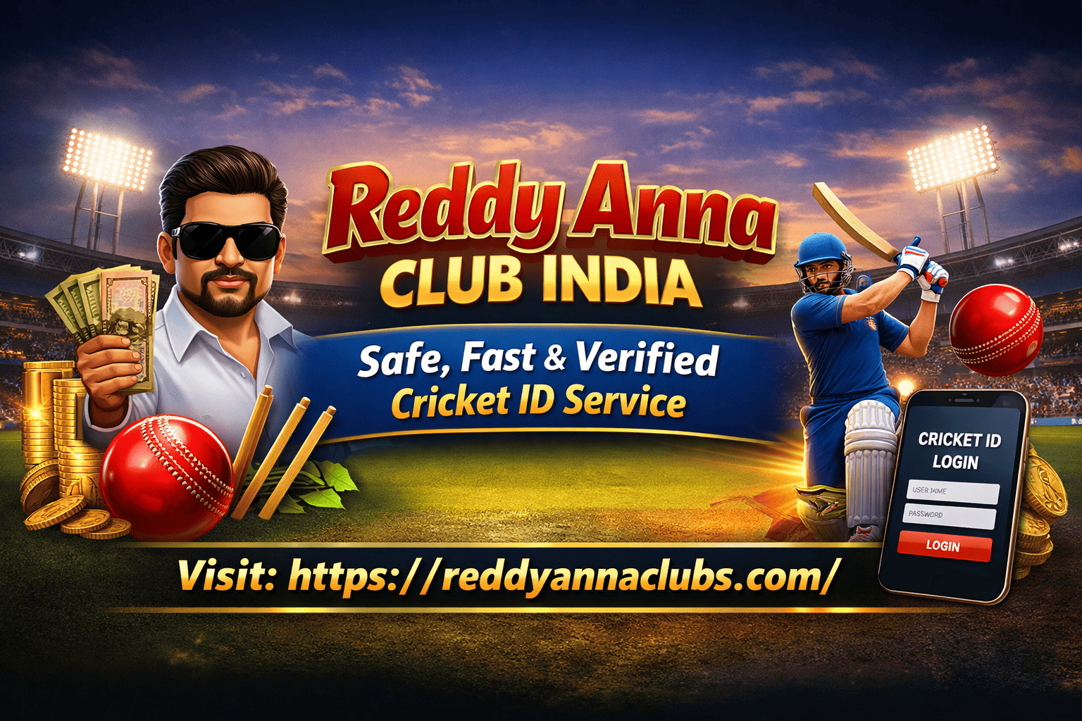Reddy Anna Club India – Safe, Fast & Verified Cricket ID Service