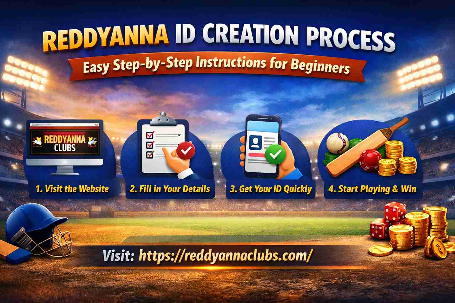 Reddy anna id creation process